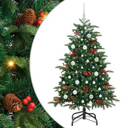 Albero di Natale | Decorazioni natalizie artificiale con 150 LED Verde 150 cm