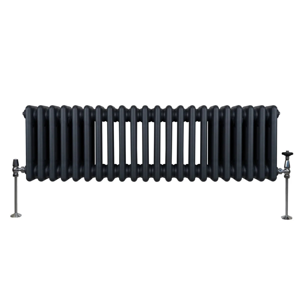 Termosifone Radiatore a 3 colonne per riscaldamento centralizzato Grigio Antracite 300 x 1012mm