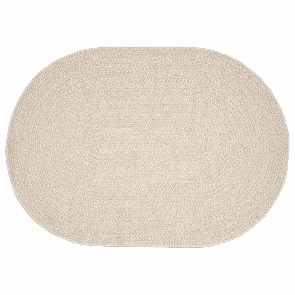 Tappeto ZIZUR Crema 170 x 120 cm Polipropilene 42000865