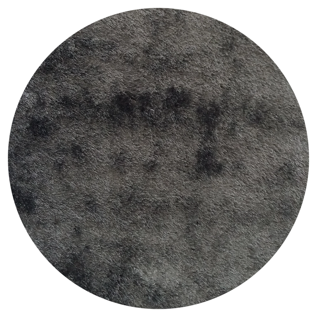 Lavaba, Tappeto Altezza Pelo 35 mm 100% Poliestere, 67x67 cm Nero Antracite