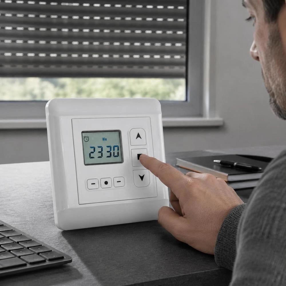Controller For Rotary Motor Roller Shutters With Timer