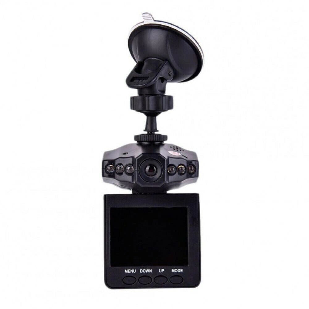 MINI DVR TELECAMERA VIDEOREGISTRATORE PER AUTO HD MONITOR LCD 2.5" VIDEO 6 LED