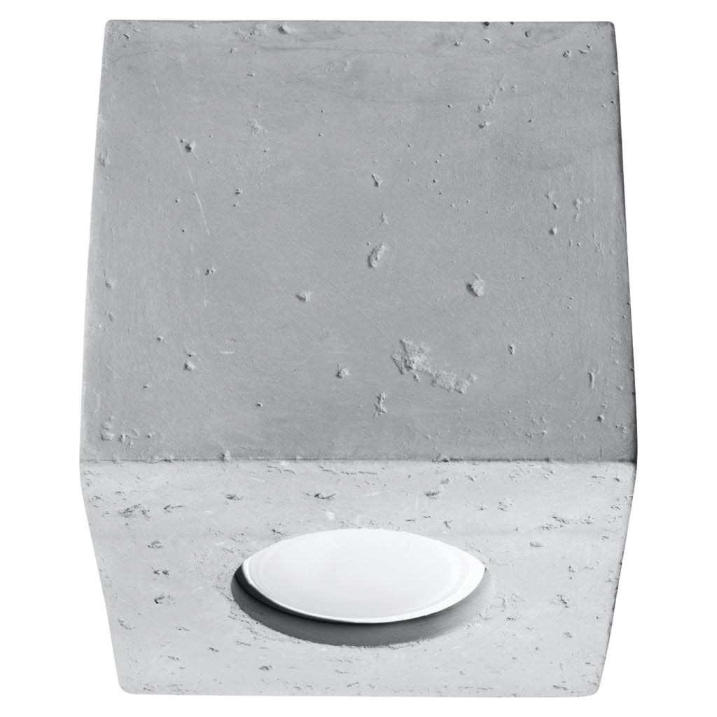 Faretto soffitto TETRIS cemento bianco GU10 Pure Lume