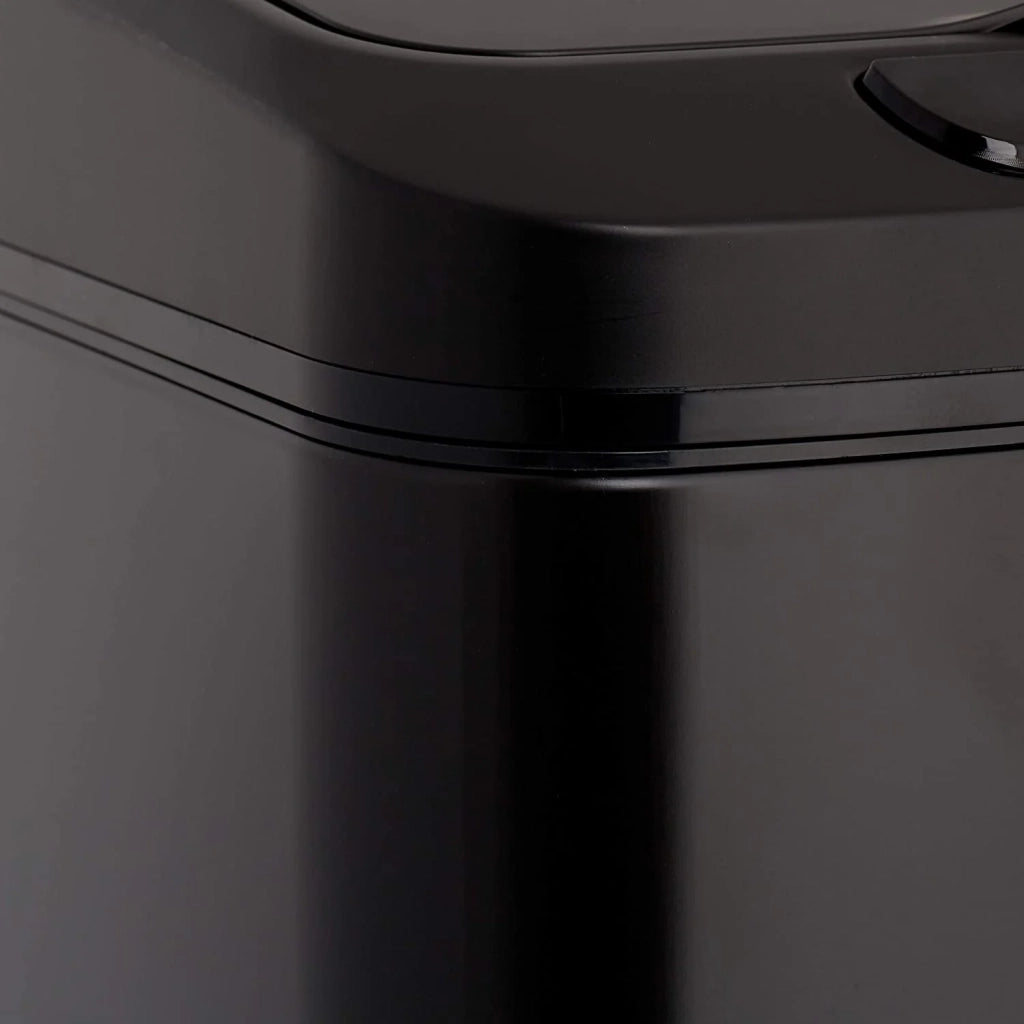 Pattumiera da cucina con coperchio automatico e contenitore sigillabile da 12 litri nero 13_0002336_2