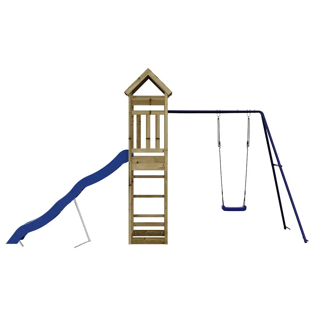 Set da Gioco da Esterno in Legno di Pino Impregnato 3156963