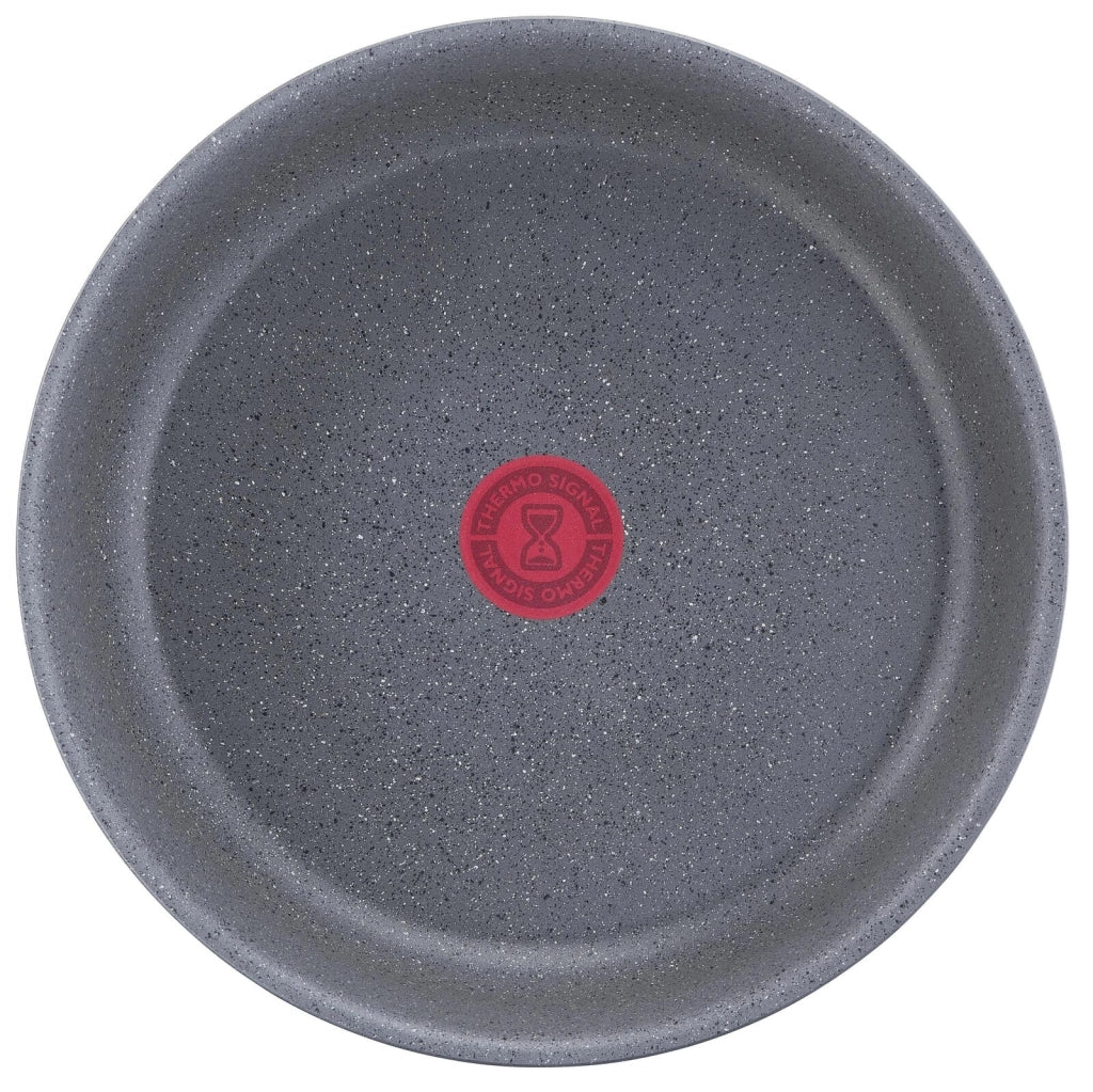 Lagostina 012164040124 Ingenio Mineralis Padella Antiaderente 24 cm Alluminio Riciclato Manico Rimovibile Induzione colore Grigio