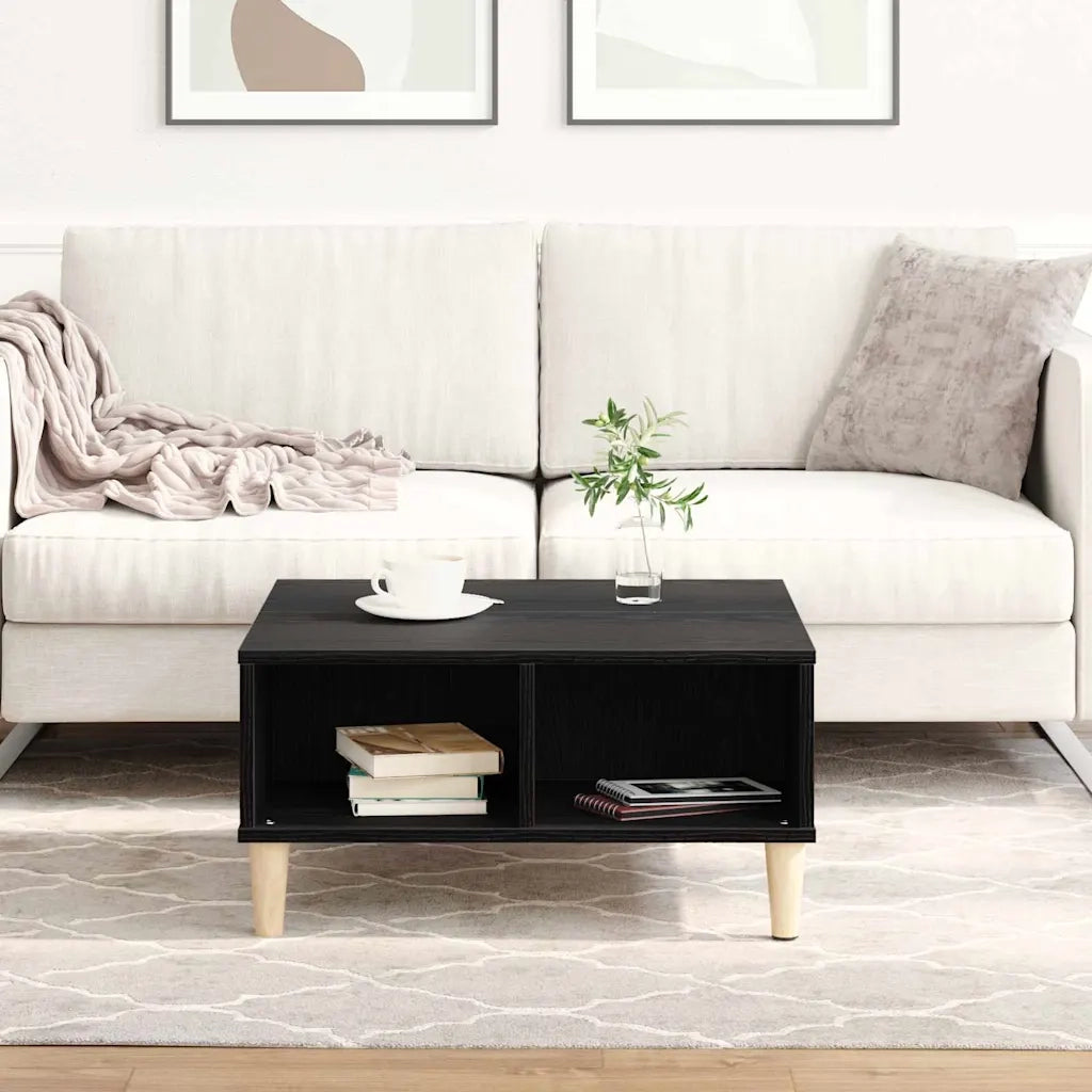 Tavolino da salotto Rovere Nero 60 x 60 x 30 cm 862586