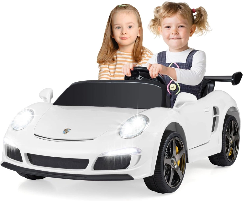 24V Auto Elettrica per Bambini, Veicolo Elettrico a 2 Posti con Telecomando, Luci LED, Clacson, Musica e Connessione Wireless, 4WD per Bambini 3-8 Anni (Rosa)
