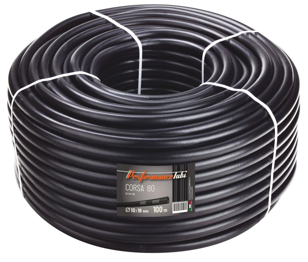 TUBO IN PVC PLASTICATO ROTOLO DA 100 METRI