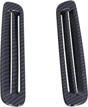 Ventilatore di ventilazione a carbonio Trim Stile - Sostituzione per CX-30 2020/2021 - 2 x Pannelli di ventilazione - ABS di alta qualità - Resistente all'usura e resistente ai graffi - Pannello di ventilazione