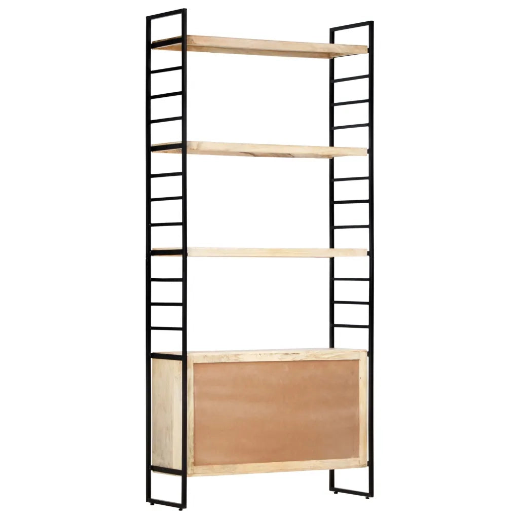 Libreria a 4 Livelli 80x30x180 cm in Legno Massello di Mango 284421