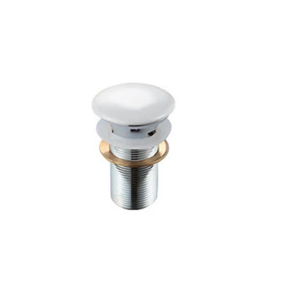 PILETTA CLICK-CLACK LAVABO FANCY CON TROPPO PIENO- Bianco- DH- pezzi 1