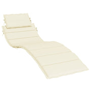 Cuscino per Lettino Prendisole Crema 186x58x3 cm cod mxl 77018