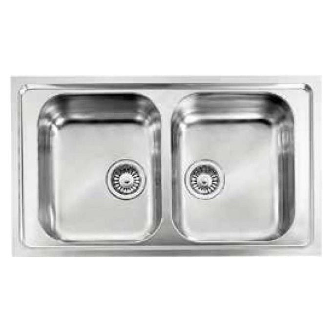 CM Filoslim 86 x 50 2V Lavello ad incasso Rettangolare Acciaio inossidabile