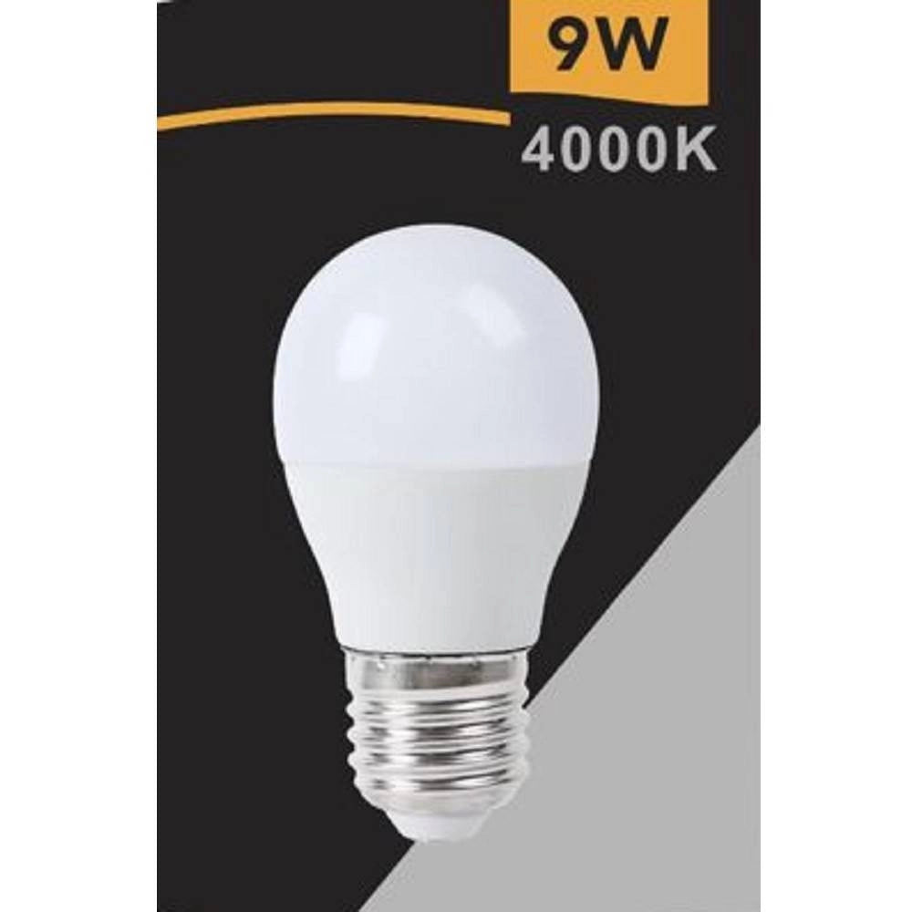Trade Shop - Lampadina Led E27 9 W 820lm Mini Globo G45 Smd Luce Calda Fredda Naturale G45-9w - -bianco Naturale      -