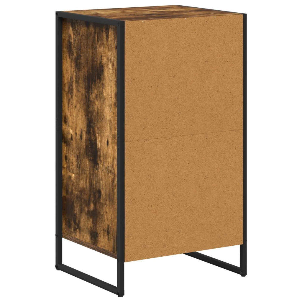 Credenza | Madia | Buffet da pranzo | Armadio da pranzo Quercia Fumosa 42 x 36 x 75.5 cm Legno multistrato