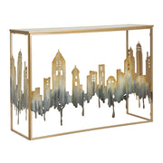 Tavolo Consolle Natura 1, Multicolore, Metallo, 110x38,5x81 cm