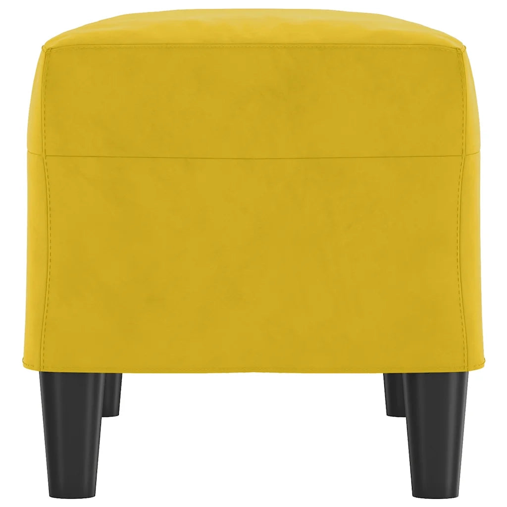 Panca Giallo 70x35x41 cm in Velluto 349403