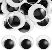 Accessori per decorazione - Grosso - Autoadesivo - 20 pezzi - PVC - Nero/Bianco - 50 mm - Attacco robusto - Decorazioni per hobby