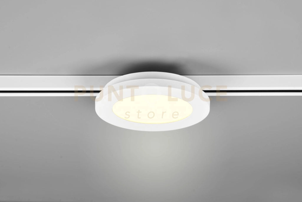 DUOLINE CAMILLUS PLAFONIERA LED 9W 900lm, 3000K BORDO BIANCO D.17CM