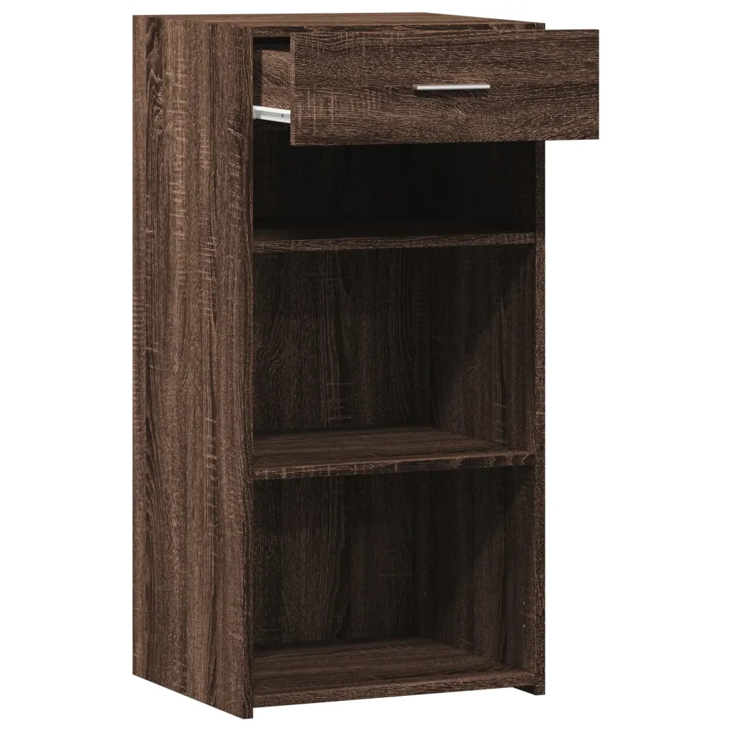 Credenza-Buffet-Armadio da cucina Rovere Marrone 45x42,5x93 cm in Legno Multistrato