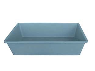TOELETTA/LETTIERA IGIENICA APERTA TRAY PER GATTI  TRAY 1, cm.40x38x10h.    STEFANPLAST