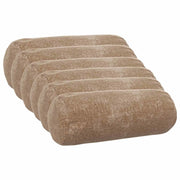 Federa 6 pcs HEERLEN Marrone Ø 15 x 40 cm Tessuto Chenille 923290