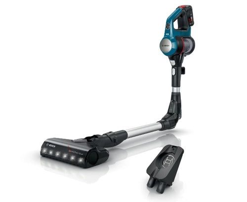 Bosch BSS71125AH scopa elettrica Aspirapolvere a bastone 2 in 1 Batteria Secco Senza sacchetto Nero, Blu