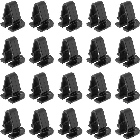 Fermoventi auto per decorazione interno - 20 pezzi - Adatti a Volvo 850/S40/V40/V50 - 11,7 x 9,6 mm - Plastica resistente - Fermoventi interno robusti
