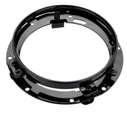 Montaggio del Paraurismo in Alluminio - Paraurismo per Motocicletta - Universale - 7 Pollici - Facile da Installare - Nero