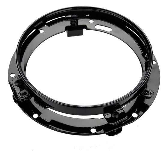Montaggio del Paraurismo in Alluminio - Paraurismo per Motocicletta - Universale - 7 Pollici - Facile da Installare - Nero