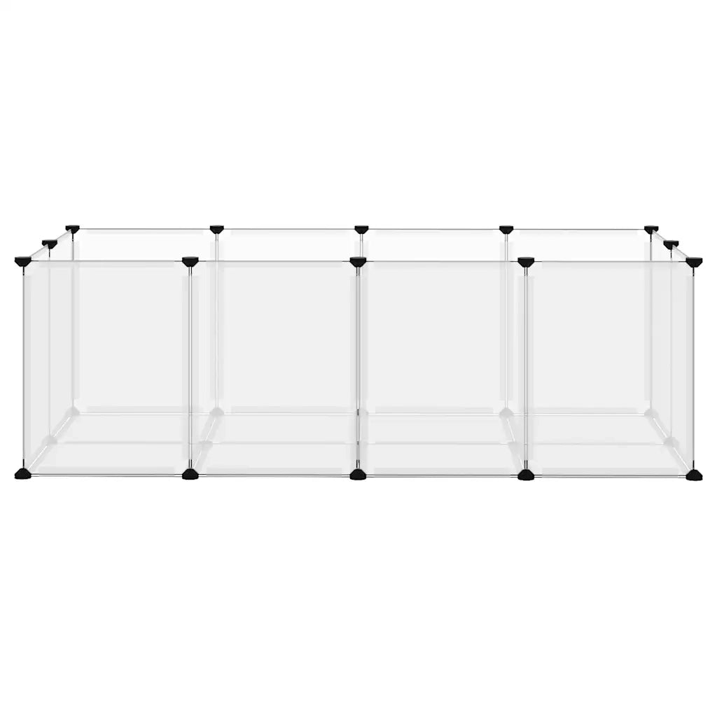 Gabbia per Piccoli Animali Trasparente 144x74x46,5cm PP Acciaio 340572