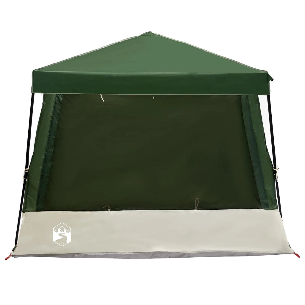 Set di Tende da Campeggio 2 pcs Verde Taffeta e Tessuto