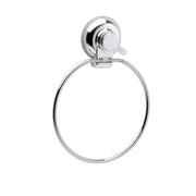 Portasalviette ad anello da muro in metallo e resine termoplastiche HO70 Gedy serie HOT Cromato
