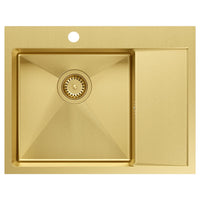 Lavello In Acciaio Russel 116 Gold