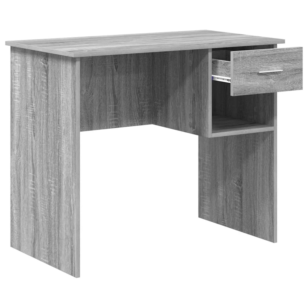 Scrivania Grigio Sonoma 90 x 49 x 75 cm Legno multistrato 869271