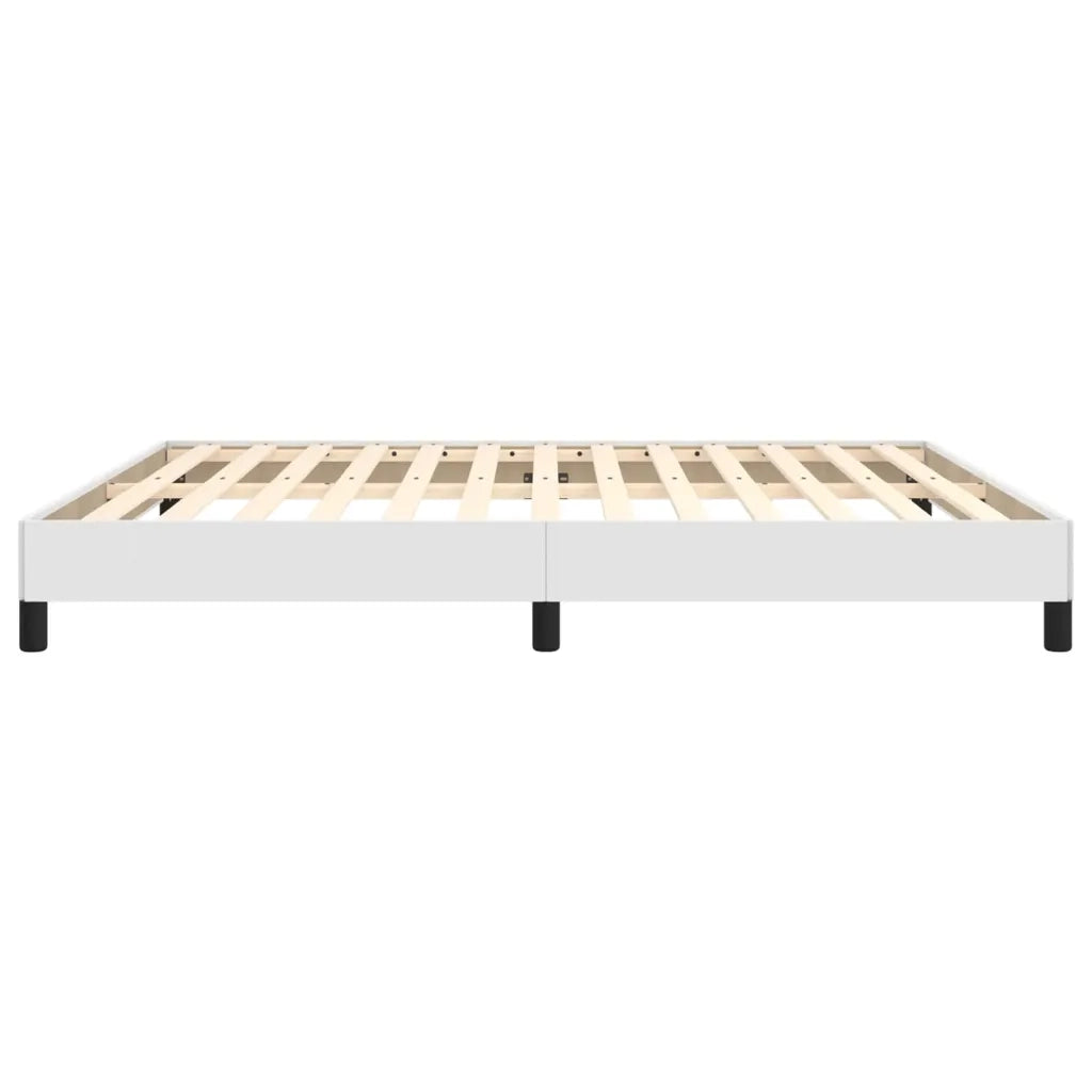 Giroletto-Struttura Letto Bianco 160x200 cm in Similpelle 568438