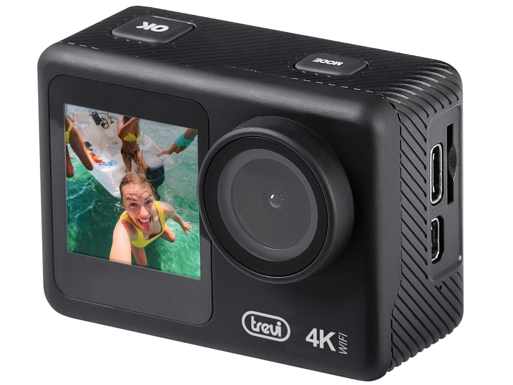 Trevi go 2550 4k fotocamera per sport d'azione full hd wi-fi 86 g - GO 2550 4K BLK