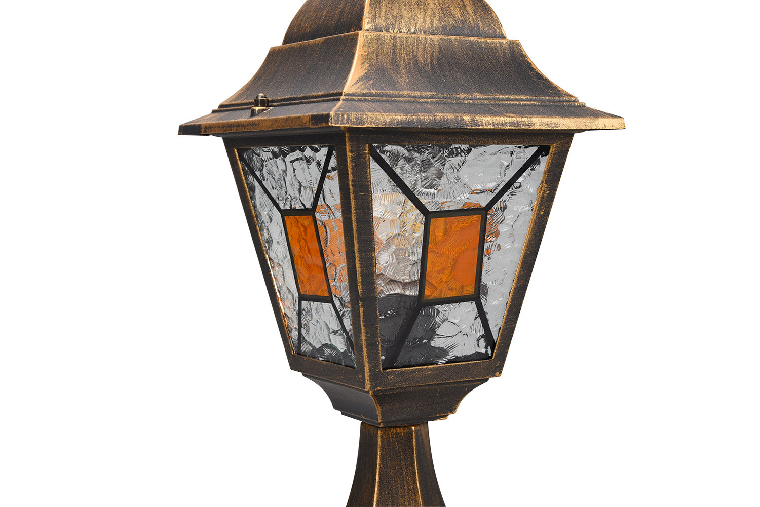 Lampada Palo da Esterno Attacco E27 in Alluminio Ruggine