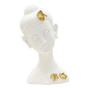Scultura VKH373, Bianco, Poliresina, 21,5x16x35 cm