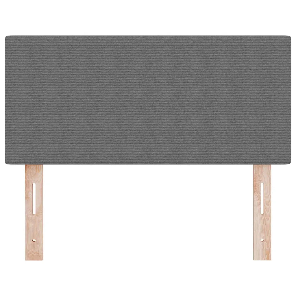 Testiera LED con testiera Grigio chiaro 100 cm Tessuto in Cords 3338021