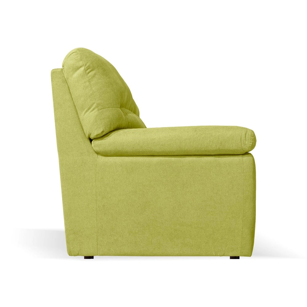 Divano 2 posti Alenda tessuto Roma16 colore Verde 160x98x92h