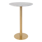 Tavolo Bar Bolzano, Oro, Metallo, 70x70x105 cm