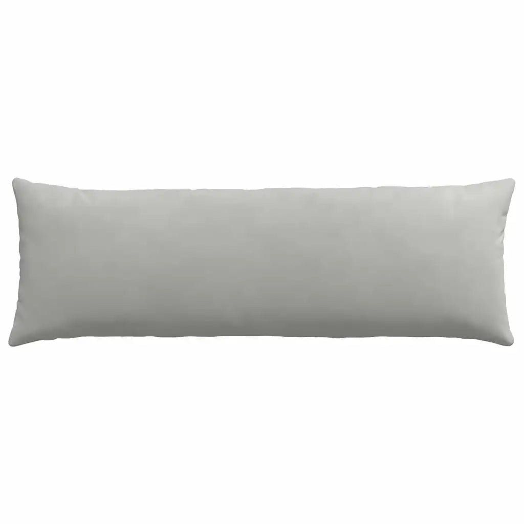 Cuscini da Divano 2 pz-Set di 2 Cuscini per Sofa Grigio chiaro 120 x 40 cm Tessuto 222135