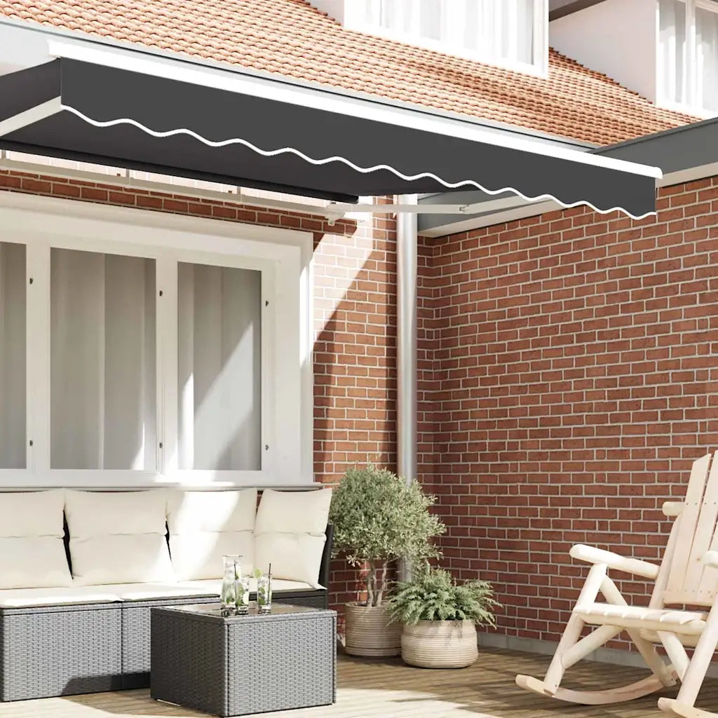 Tenda a Braccio Antracite 230 x 20 cm Tela 42000687