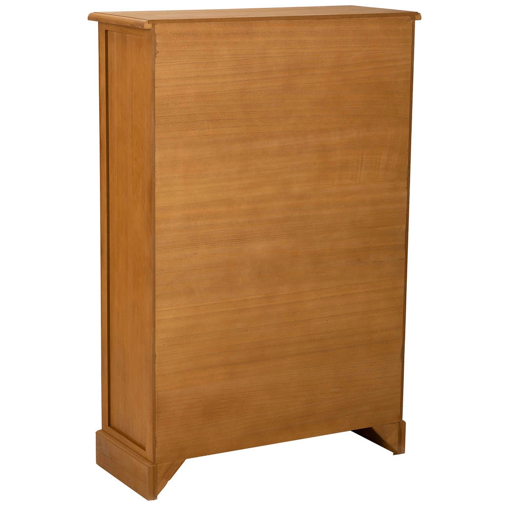 Scarpiera in legno marrone 80x33x120,5