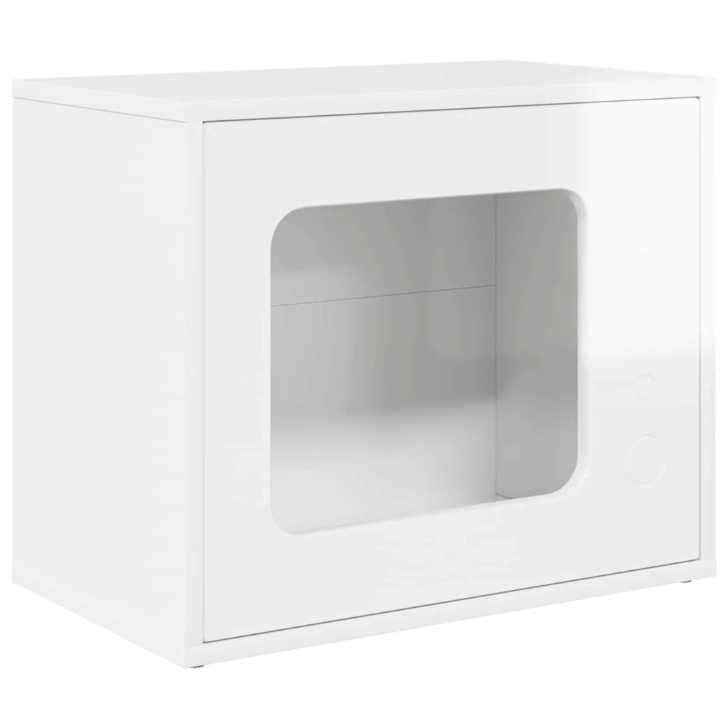 Casa per Gatti Bianco Lucido 51 x 30 x 42,5 cm CFW5498363
