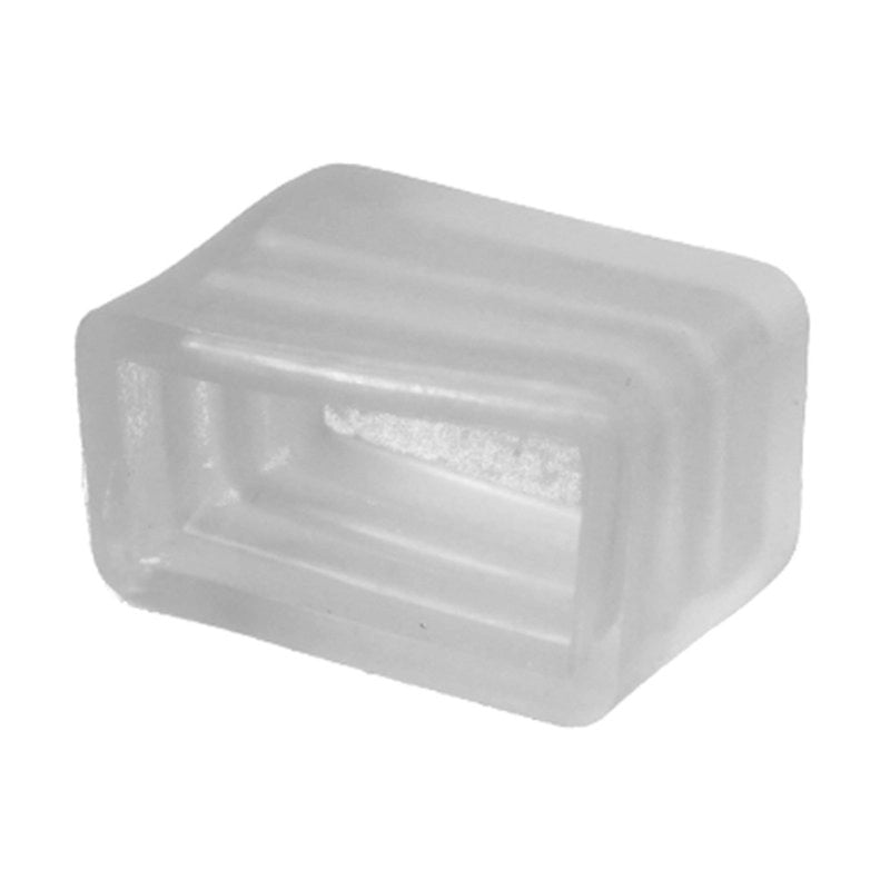 15 Gommini PVC di Chiusura per Striscia LED Impermeabile Passo 10mm Interno 13x7mm