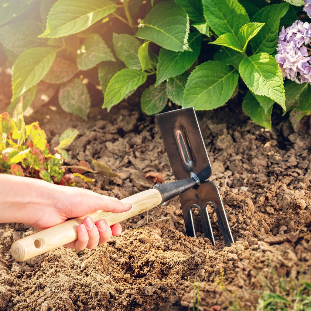Set di attrezzi da giardino KADAX: zappa, rastrello e artigli per il giardino Kadax.