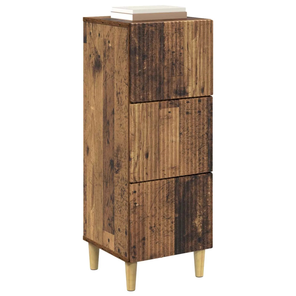 Mobile con Cassetti Legno antico 33 x 34,5 x 90 cm